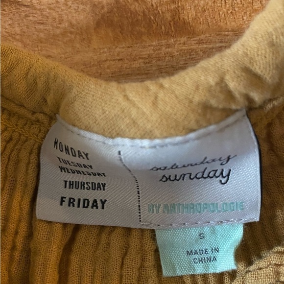 Saturday Sunday by Anthropologie Women’s Lydia Yellow Ombré Tunic Dress size S - Picture 14 of 14